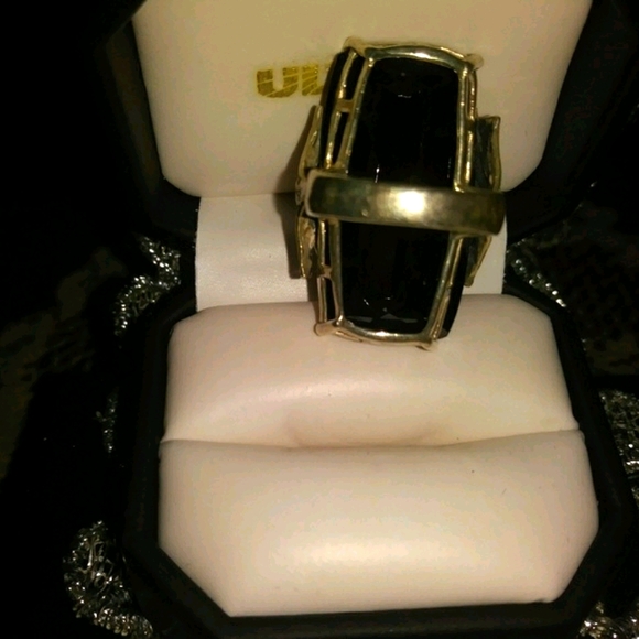 HUGE🔥Black BOLD onyx stone ring.🌟 - Picture 3 of 10